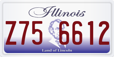 IL license plate Z756612