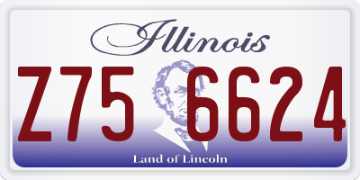 IL license plate Z756624