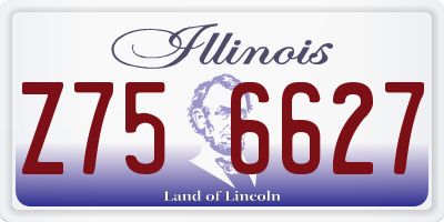 IL license plate Z756627