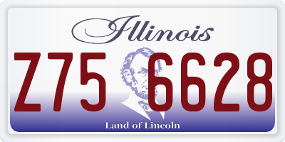 IL license plate Z756628