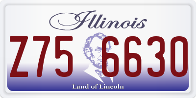 IL license plate Z756630