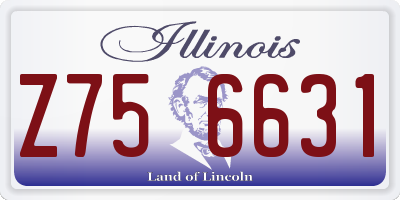 IL license plate Z756631