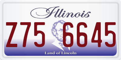 IL license plate Z756645