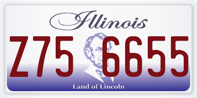 IL license plate Z756655