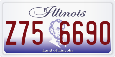 IL license plate Z756690