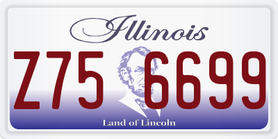 IL license plate Z756699