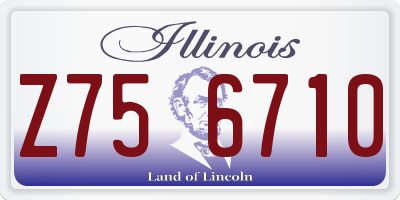 IL license plate Z756710