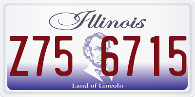 IL license plate Z756715