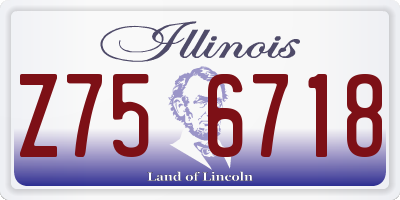 IL license plate Z756718