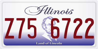 IL license plate Z756722