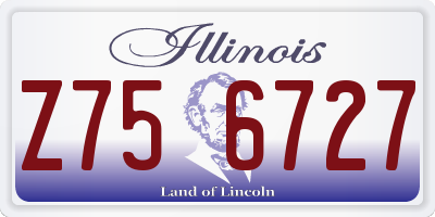 IL license plate Z756727