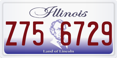 IL license plate Z756729
