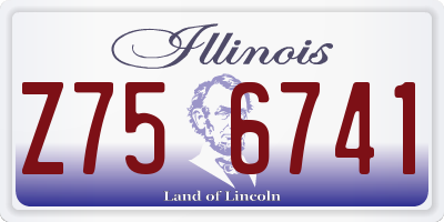 IL license plate Z756741