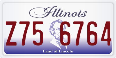 IL license plate Z756764