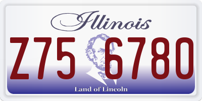 IL license plate Z756780