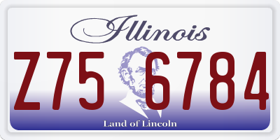 IL license plate Z756784
