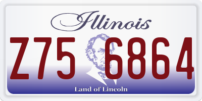 IL license plate Z756864