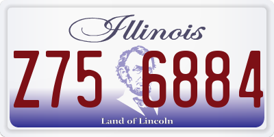 IL license plate Z756884