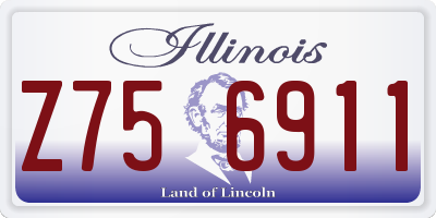 IL license plate Z756911