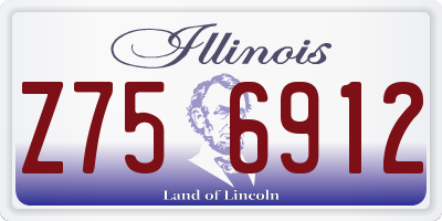 IL license plate Z756912