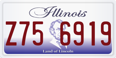 IL license plate Z756919