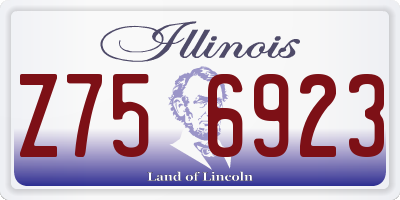 IL license plate Z756923