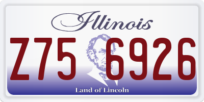 IL license plate Z756926