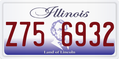 IL license plate Z756932