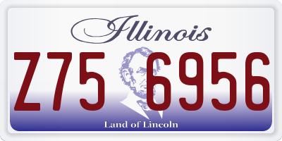 IL license plate Z756956