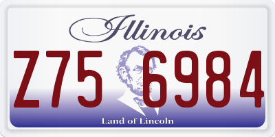 IL license plate Z756984