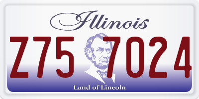 IL license plate Z757024