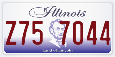 IL license plate Z757044