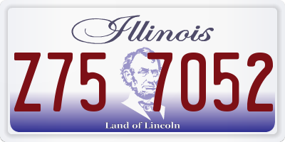 IL license plate Z757052