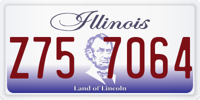 IL license plate Z757064