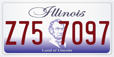 IL license plate Z757097