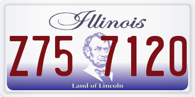 IL license plate Z757120