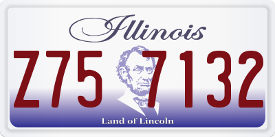 IL license plate Z757132