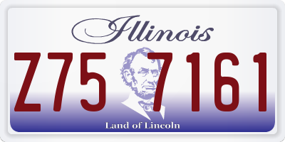 IL license plate Z757161