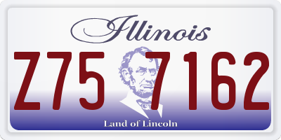 IL license plate Z757162