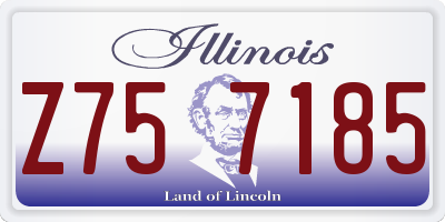 IL license plate Z757185