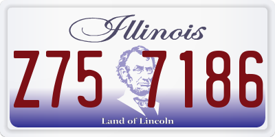 IL license plate Z757186