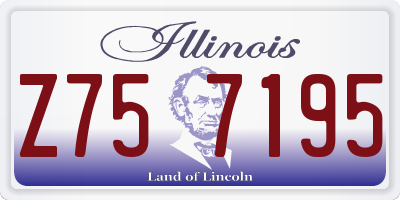 IL license plate Z757195
