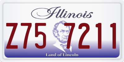 IL license plate Z757211