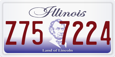 IL license plate Z757224