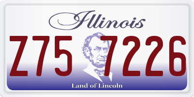 IL license plate Z757226