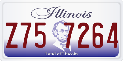 IL license plate Z757264