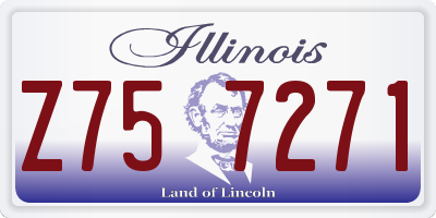 IL license plate Z757271