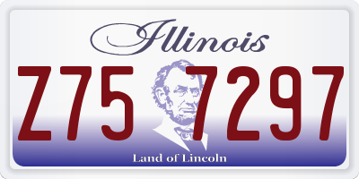 IL license plate Z757297