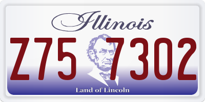 IL license plate Z757302