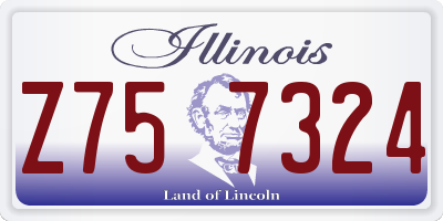 IL license plate Z757324